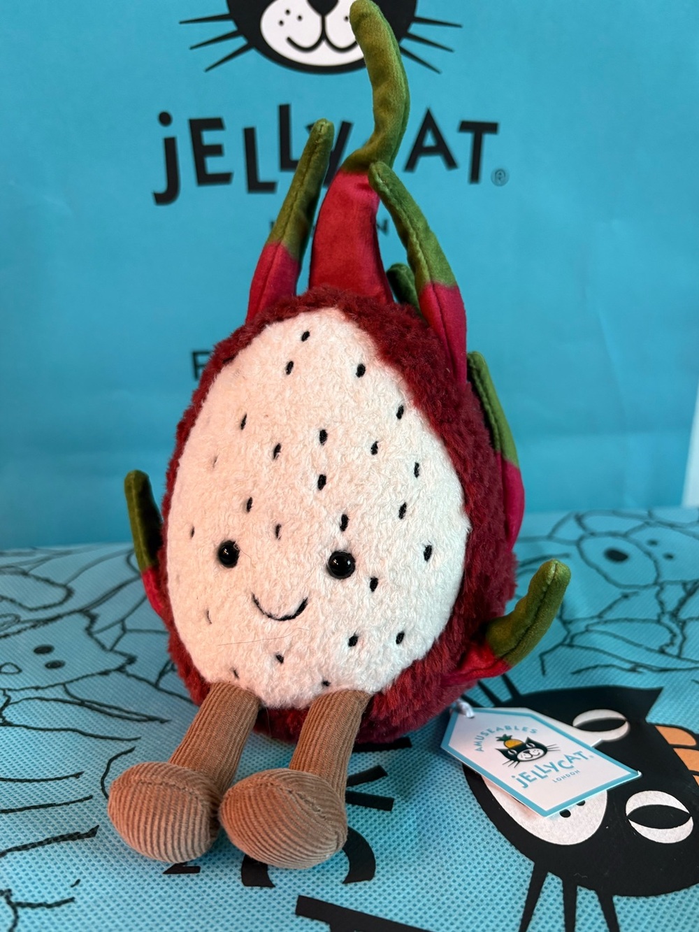 Jellycat Amuseables Dragon Fruit BNWT